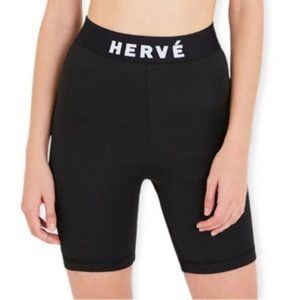 Hervé Léger Logo Bike Shorts